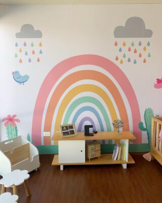 🌸En esta ᴀᴍʙɪᴇɴᴛᴀᴄɪóɴ ᴅᴇ ᴇsᴘᴀᴄɪᴏ aprovechamos todos los muebles existentes.

🌸 Incorporamos un hermoso mural de arcoíris, la temática elegida por nuestros clientes.

🌸Un cambio espectacular con muy pocos elementos ¡nos encanta!

#Tikitá #diseñoparacrecer #babyroom #kidsroom #rainbow #uio #ec